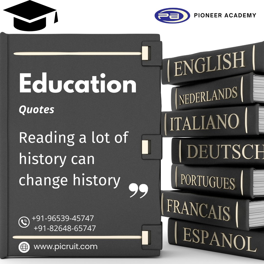 'Reading A Lot Of History Can Change History'

#Education #Study #Students #Exams #Coaching #TuitionClasses #CoachingClasses #motivation #inspiration #success #goals #mindset #positivevibes #believe #PositiveThinking #Positivity #PositiveThoughts #GoodVibes #Believe #NeverGiveUp