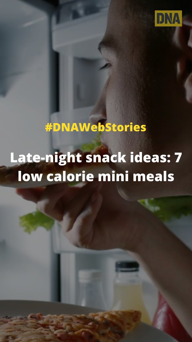 #DNAWebStories | Late-night snack ideas: 7 low calorie mini meals

Take a look: dnaindia.com/web-stories/li…