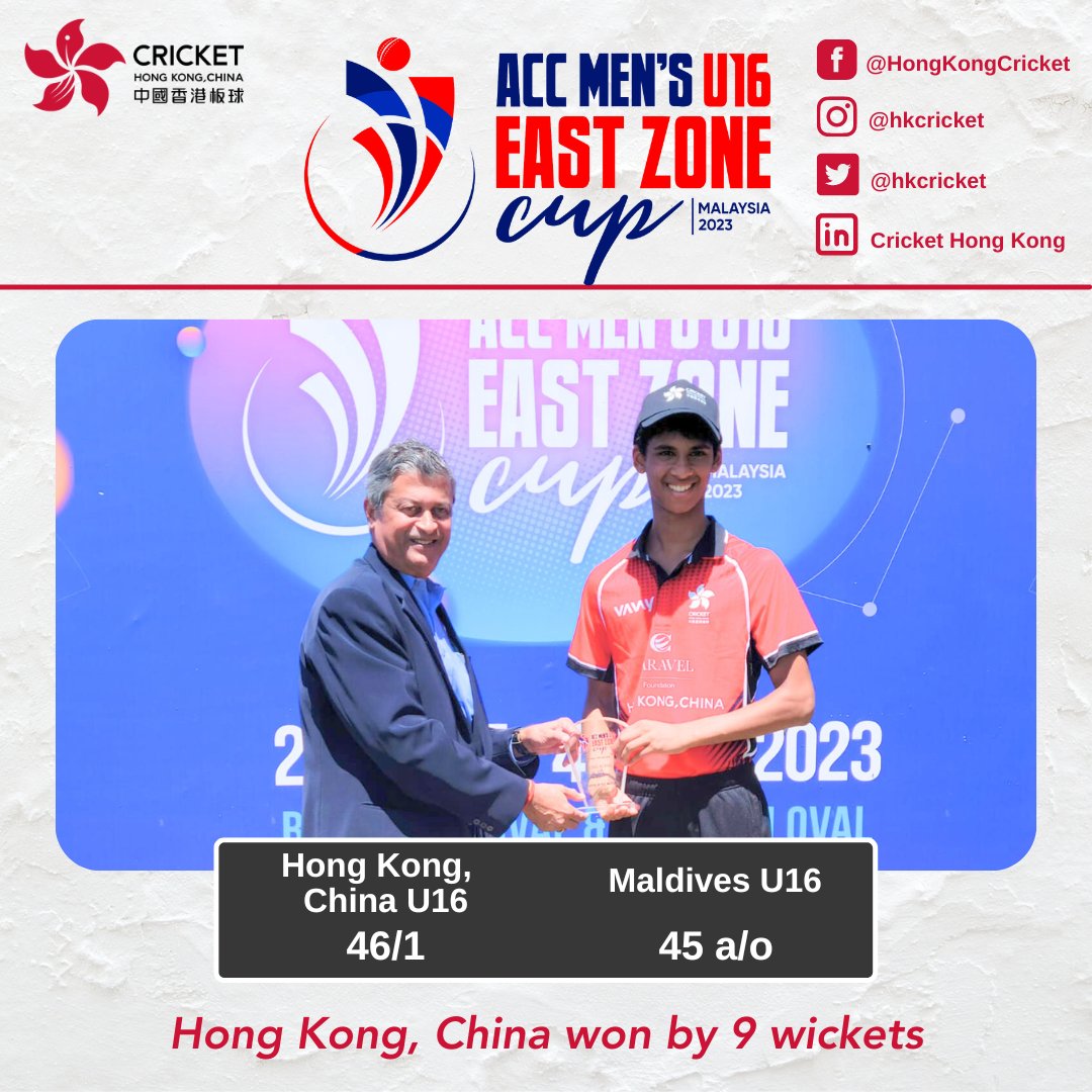 Cricket Hong Kong, China tweet media