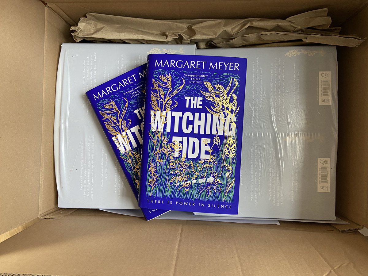 Not released until next week but we have our copies of #TheWitchingTide @orionbooks in readiness for meeting author @Margaret_Meyer @WoodbridgeLib on Tues 4th. You won’t want to miss this - tickets available moreaboutbooks.com.