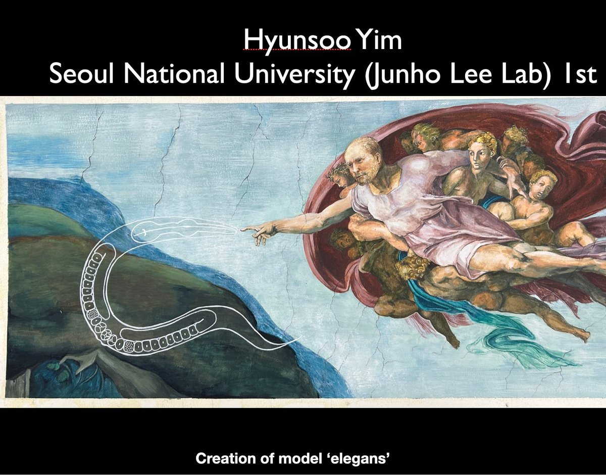 Sandhya Koushika (@wormlockholmes) on Twitter photo Hyunsoo Yim Creation of model 'elegans' 1st in the mixed media category. #wormart #Worm23 <a href="/GeneticsGSA/">Genetics Society of America</a> Hyunsoo Yim Creation of model 'elegans' 1st in the mixed media category. #wormart #Worm23 <a href="/GeneticsGSA/">Genetics Society of America</a>