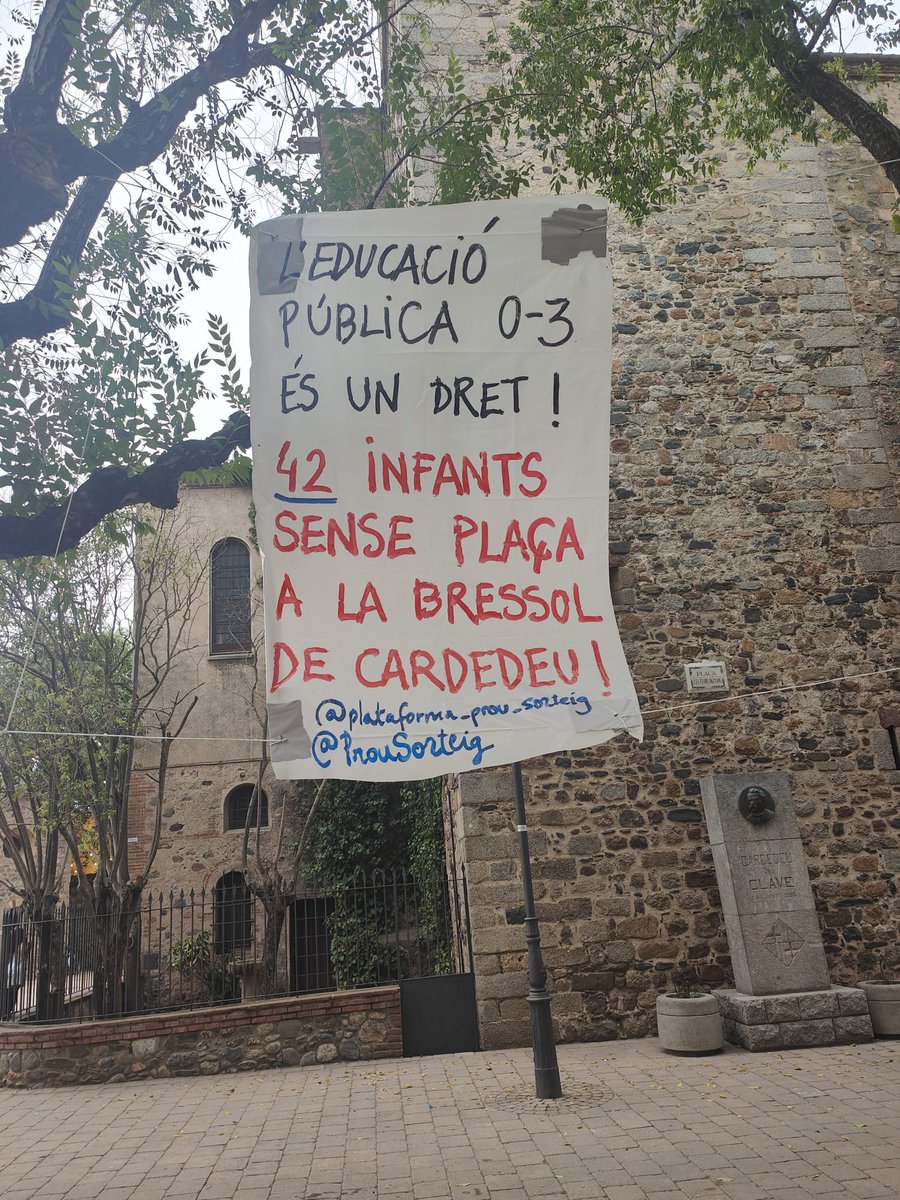 ProuSorteig's tweet photo. ✊Seguim reivindicant els drets dels infants de Cardedeu i EXIGINT COMPROMÍS POLÍTIC de l'@ajcardedeu per trobar solucions immediates!!

@PSCdeCardedeu @erc_cardedeu @juntsxcardedeu @cupcardedeu @GPC_Cardedeu @EcpCardedeu https://t.co/Sp3TIxnITk