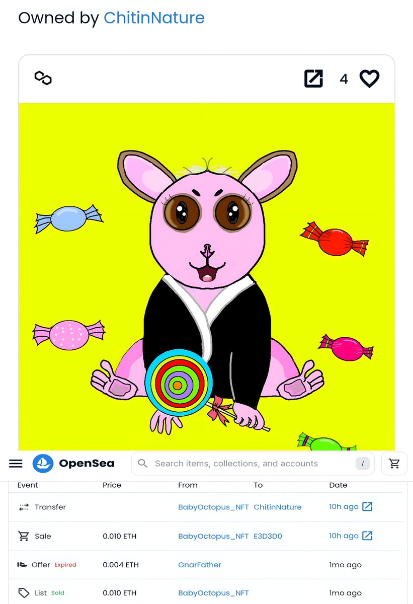 SOLD! 🚨
Slow loris 3 Which i Bought From <a href="/RenallaNFT/">Renalla</a>  Has been Sold ✅

• New Owner <a href="/ChitinNature/">🌳Chitin Nature🌳</a> ❤️
Congratulations 🥳

• Check out Slow Loris Collection
Link is here 👉opensea.io/collection/slo…

#NFTCommunity #nftcollectors #DigitalArtist