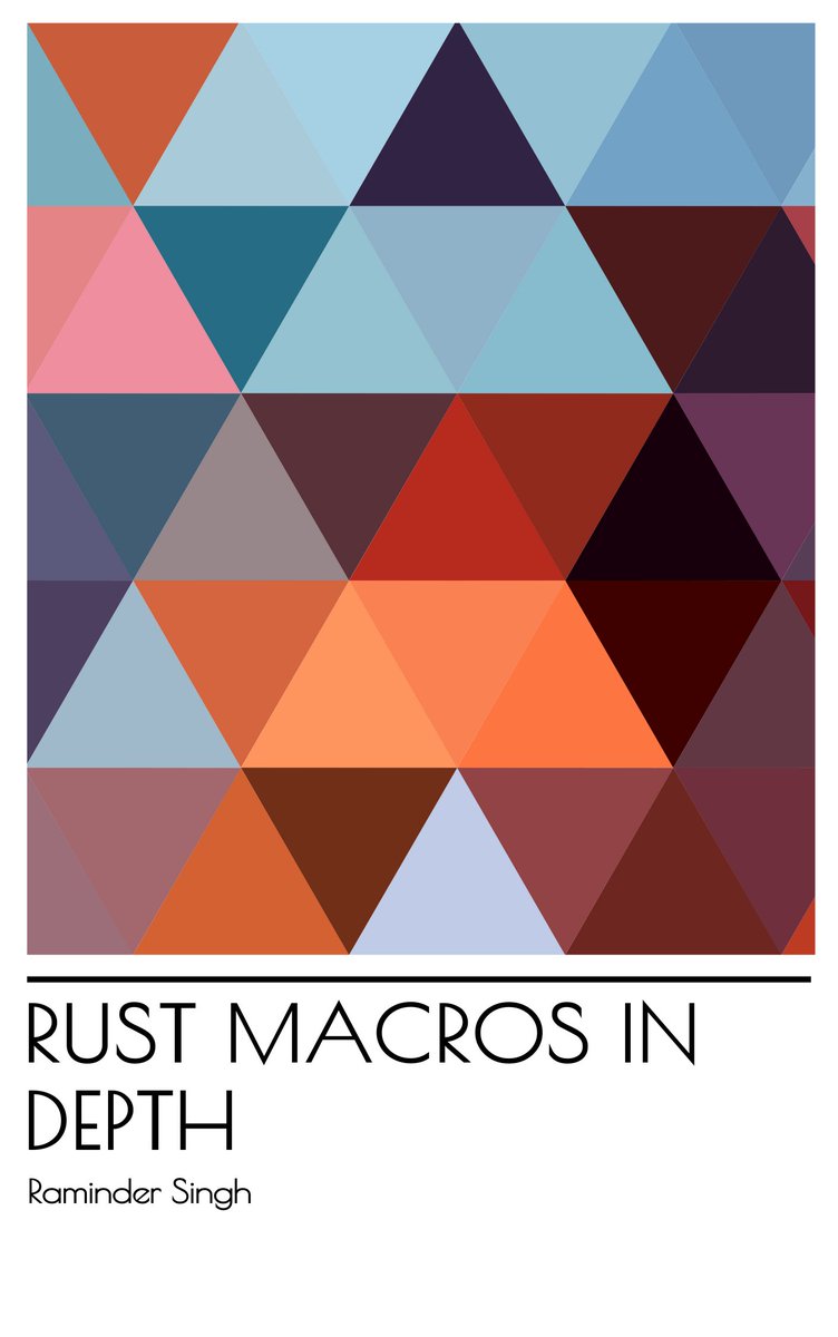 HashRust's tweet image. Wow, macros is one of the top three challenges of learning Rust. I&apos;m glad that I&apos;m writing a book on macros, check it out: hashrust.com/rust-macros-in…