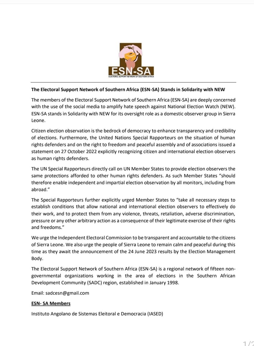NEW Sierra Leone tweet media