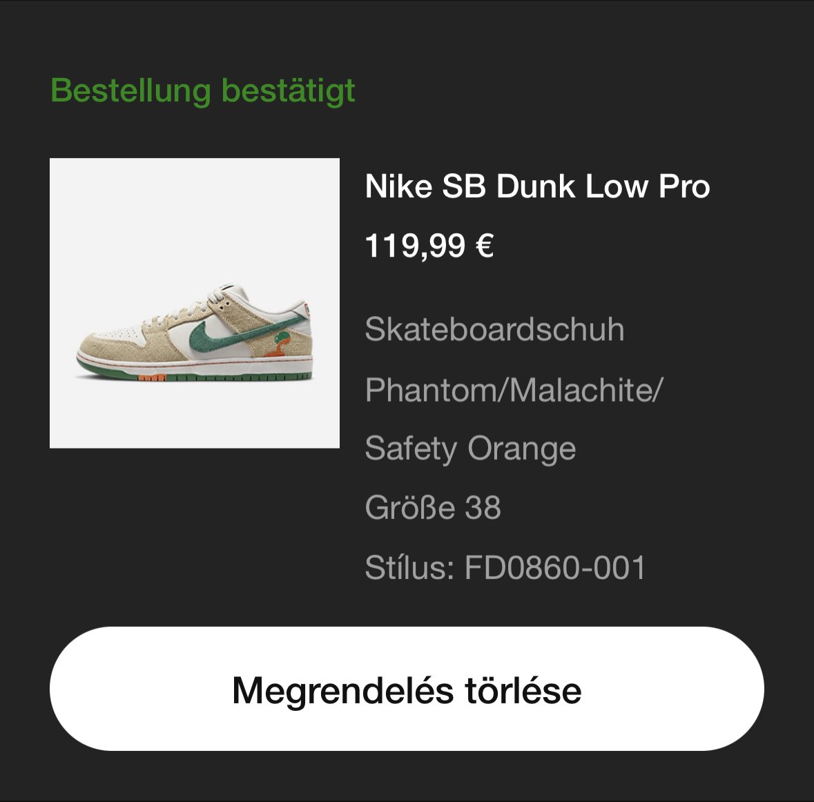 Easy checkouts mit early infos 

Stock:
EU 38 - 1 Paar 

1/1 Secured