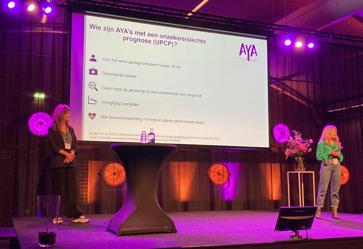 Nationaal AYA 'Jong & Kanker' Zorgnetwerk (@ayazorgnetwerk) on Twitter photo <a href="/AYAEveliene/">Eveliene Manten</a> <a href="/Winette_vdGraaf/">WinetteVanDerGraaf</a> <a href="/SophiaSleeman/">Sophia Sleeman</a> <a href="/kankernl/">kanker.nl</a> <a href="/noordwestzh/">Noordwest Ziekenhuisgroep</a> Je bent jong & hebt ongeneeslijke kanker, wat heb je dan nodig? Hoe is dat voor jou, je naasten en hoe gaan zorgverleners daar mee om? <a href="/BurgersVivian/">Vivian Burgers</a> en Milou Reuvers delen ervaringen van AYA’s, naasten en zorgverleners uit onderzoek dat zij samen met AYA’s uitvoerden. #SPACE4AYA <a href="/AYAEveliene/">Eveliene Manten</a> <a href="/Winette_vdGraaf/">WinetteVanDerGraaf</a> <a href="/SophiaSleeman/">Sophia Sleeman</a> <a href="/kankernl/">kanker.nl</a> <a href="/noordwestzh/">Noordwest Ziekenhuisgroep</a> Je bent jong & hebt ongeneeslijke kanker, wat heb je dan nodig? Hoe is dat voor jou, je naasten en hoe gaan zorgverleners daar mee om? <a href="/BurgersVivian/">Vivian Burgers</a> en Milou Reuvers delen ervaringen van AYA’s, naasten en zorgverleners uit onderzoek dat zij samen met AYA’s uitvoerden. #SPACE4AYA