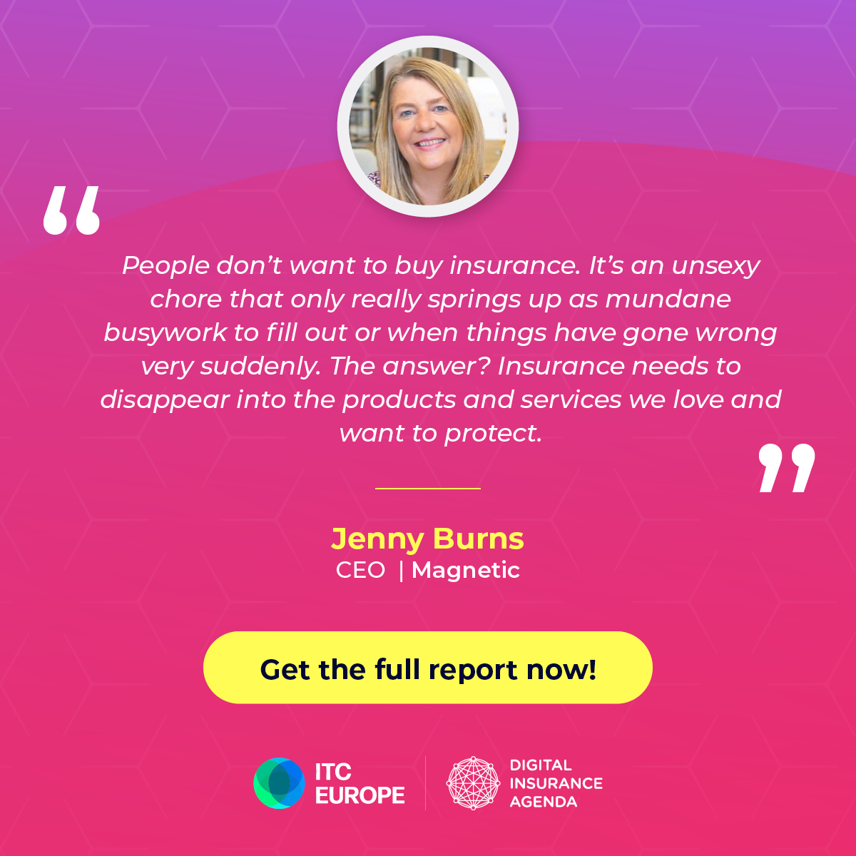 We’re delighted to be featured in the The ITC DIA Europe Community report: Insurance Redefined. A comprehensive and valuable paper that delves into #emerging trends in embedded #insurance . 

Sign up for your copy below:
lnkd.in/eyaZButF
#WednesdayMotivation