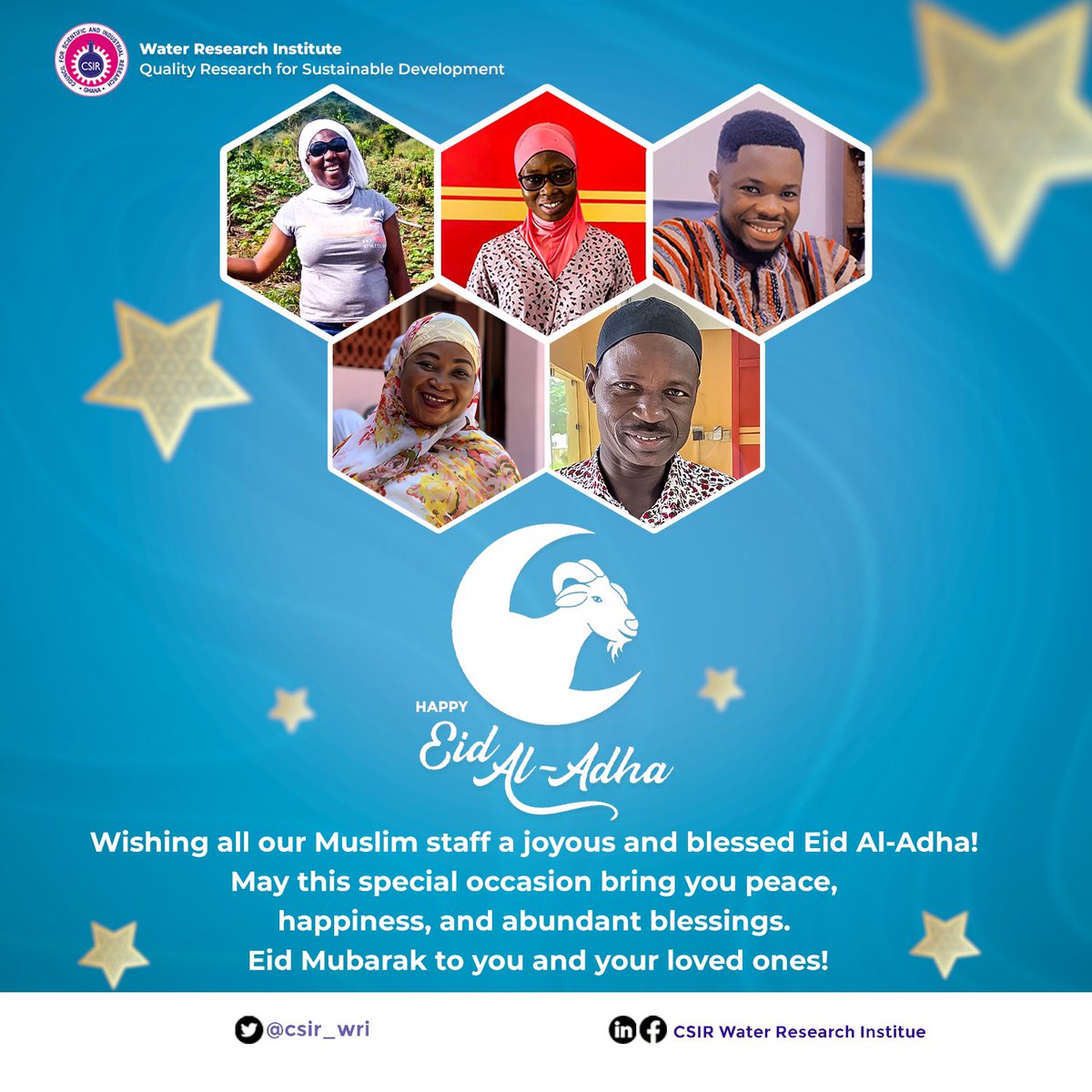 CSIR_WRI's tweet photo. Happy Eid #EidAlAdha #EidMubarak https://t.co/UitKDoyXwI