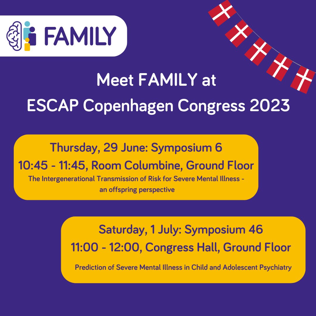 family_eu's tweet photo. On your way to Copenhagen? ✈️🚂🇩🇰 
#ESCAP2023 starts tomorrow! Come and join @FAMILY_eu on Thursday &amp; Saturday. We are looking forward to talk with you! 👥 https://t.co/bnjf0EHNx6