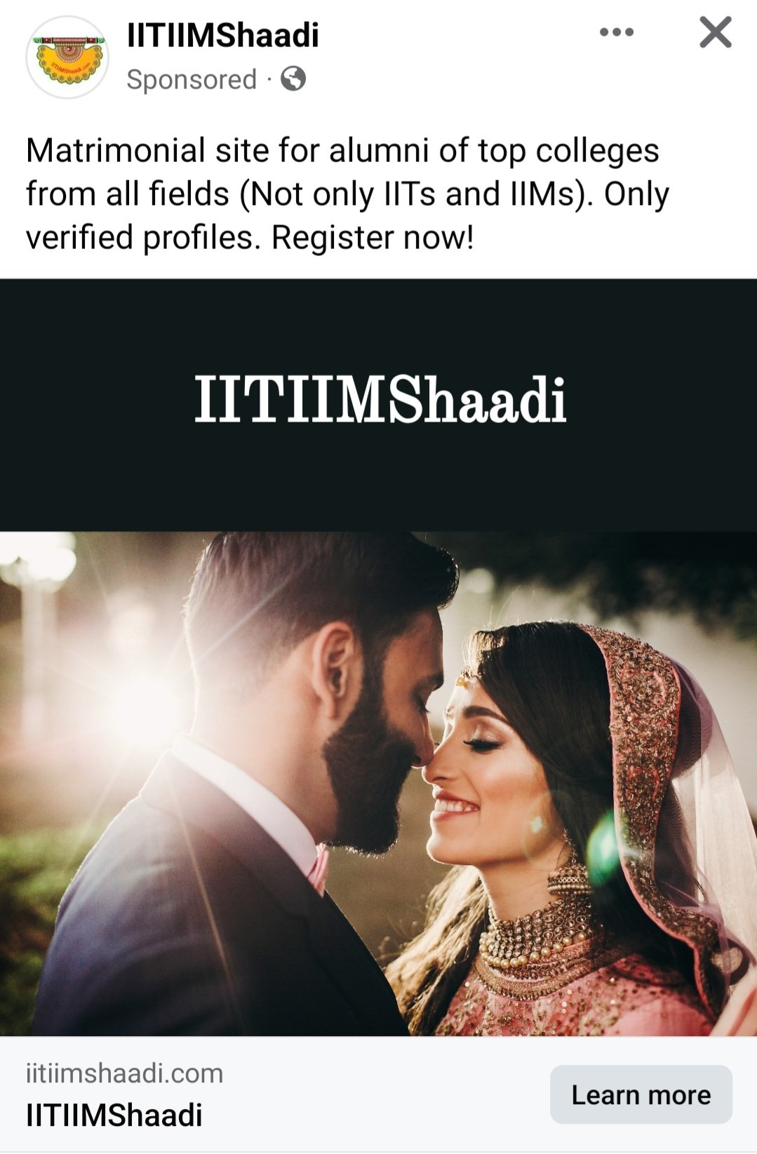 Find a compatible match with usIITIIMShaadi - Only Highly