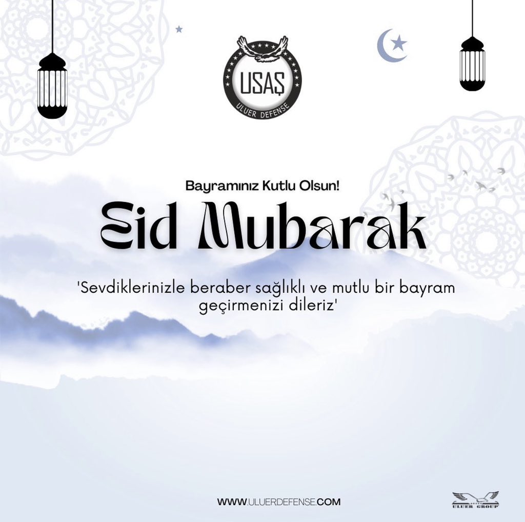 Sağlıklı, mutlu ve huzurlu bir bayram geçirmenizi dileriz.

uluerdefense.com