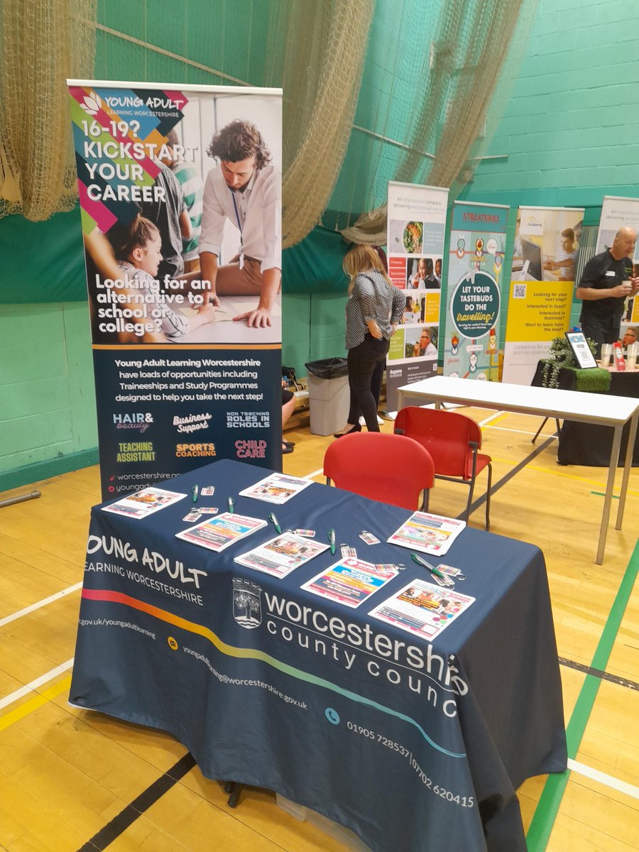 Hi there Tudor Grange! We're all set up and raring to go for your #CareersFair and can't wait to share our BRAND NEW traineeship and study programmes that start in September!

#AlternativeToCollege #KickStartYourCareer #YALWorcs <a href="/TGAWPrincipal/">TGAW News</a>