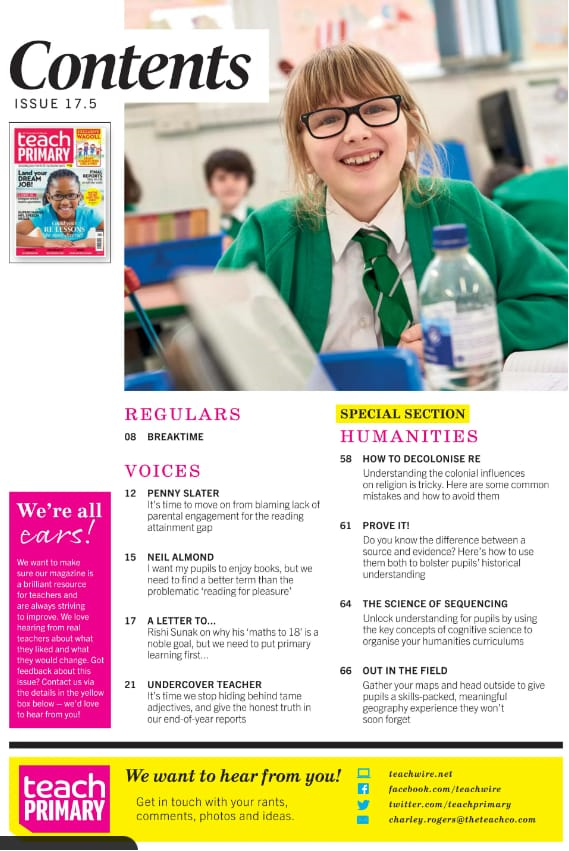 The wonderful <a href="/mrspennyslater/">Penelope Slater</a> has written an article for <a href="/TeachPrimary/">Teach Primary</a> on the dangers of over-focusing on lack of parental engagement with reading.

"We must never consider a lack of home support as a deal-breaker to securing success."

Read it here: teachwire.net/news/raising-a…