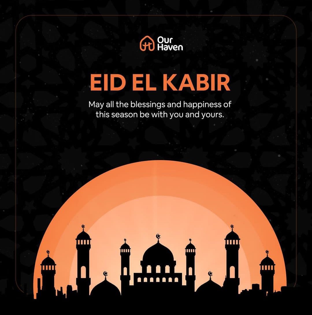 To all our Muslim Havenlies, wishing you a joyous and blessed Eid el Kabir. May this festive occasion bring you happiness, peace, and prosperity. Enjoy the celebrations with your loved ones, and may your hearts be filled with love and unity🧡🤗✨
.
#eidelkabir #HappyEid #ourhaven
