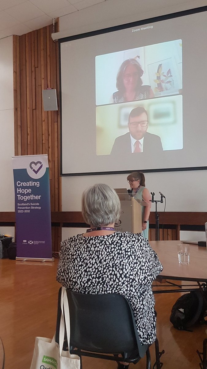 Great to be at the 'Go-live' launch of the national strategy for suicide prevention in Scotland and delighted that they have chosen the #ScottishBorders for the event #CreatingHopeTogether #UnitedToPreventSuicide