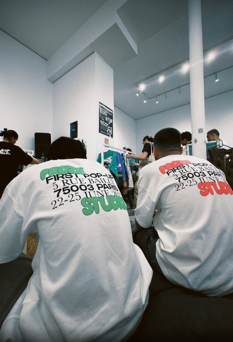 throze_'s tweet photo. Ce premier pop-up avec Proze Studios aura été une incroyable expérience ! 🤯 

Durant ces 4 jours, j'ai eu la chance de faire découvrir Proze à des artistes, des influenceurs, des journalistes, ainsi qu'à de nombreux passionnés de mode venus des quatre coins du monde. 🌎 https://t.co/K9OjTrVEV7