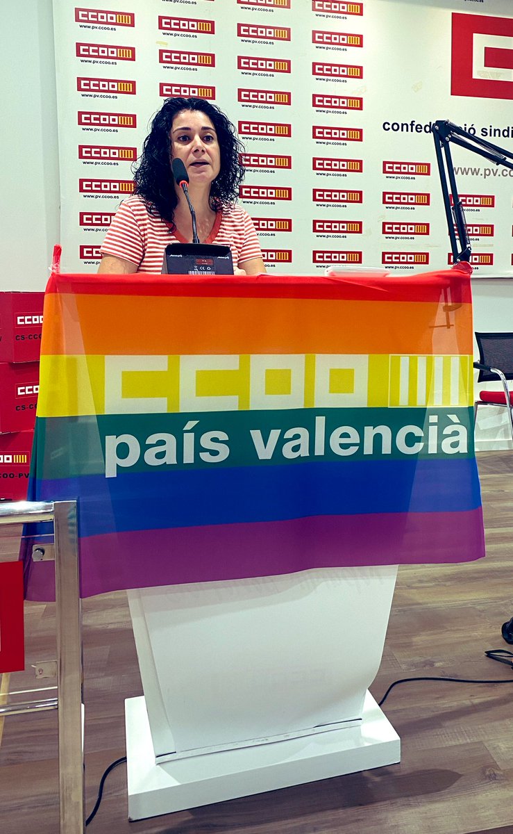FSS CCOOPV (@sanitat_ccoopv) on Twitter photo Hoy celebramos nuestro Consejo, donde debatimos sobre el trabajo realizado y planteamos nuestras acciones para el futuro próximo.
📣Comenzamos con la intervención de <a href="/AnaGarciaCCOOPV/">Ana Garcia</a> hablando de las negociaciones y acuerdos alcanzandos gracias a CCOO
#CambiarLasCosas Hoy celebramos nuestro Consejo, donde debatimos sobre el trabajo realizado y planteamos nuestras acciones para el futuro próximo.
📣Comenzamos con la intervención de <a href="/AnaGarciaCCOOPV/">Ana Garcia</a> hablando de las negociaciones y acuerdos alcanzandos gracias a CCOO
#CambiarLasCosas