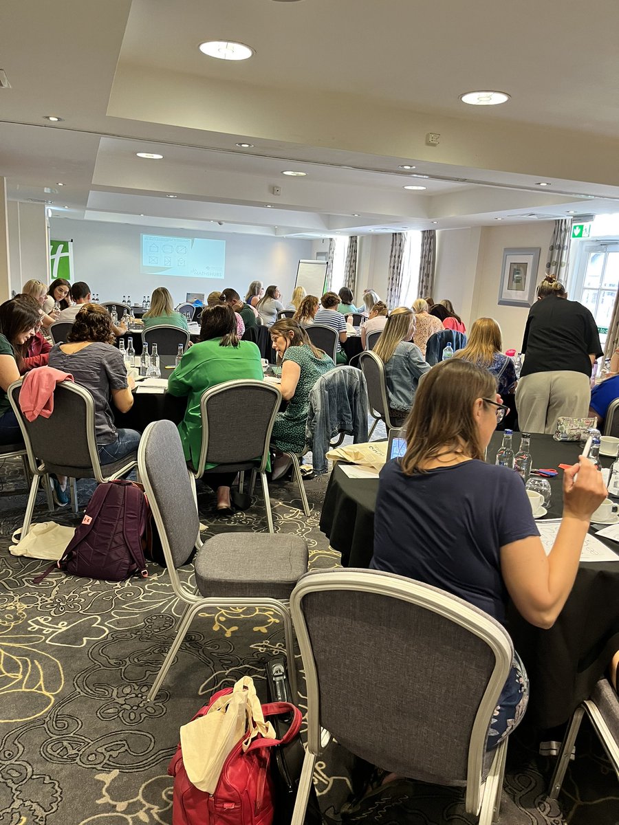 HFCMAT's tweet photo. Full house at the @cheshirewirral Local Leaders of Maths Education day @HolidayInn Ellesmere Port

First stop a maths problem…

#maths #mathsleaders https://t.co/dcCd365uVq