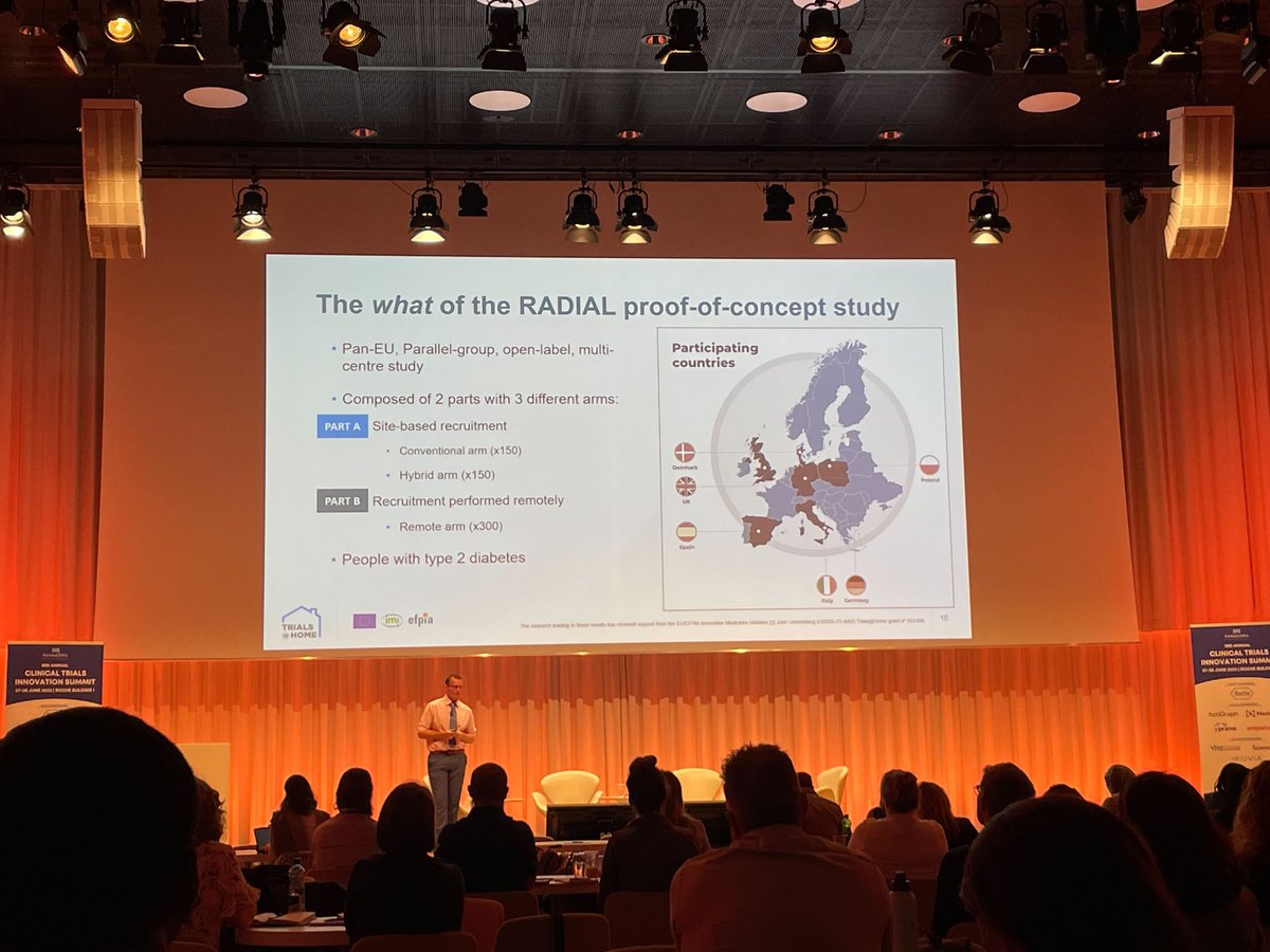 Great presentation today at the Clinical Trial Innovation Summit from <a href="/Novartis/">Novartis</a> on the <a href="/TrialsatHome/">Trials@Home</a> project.