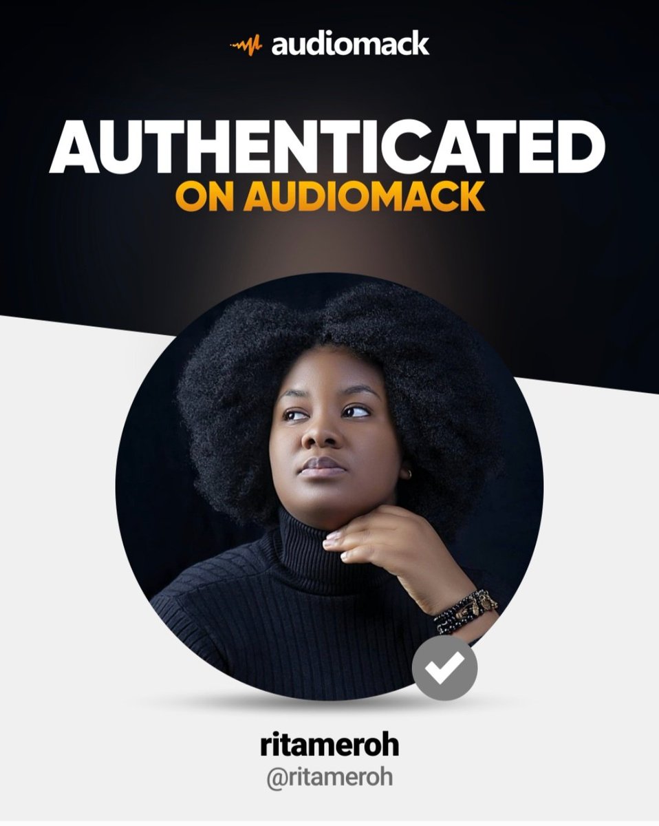 ritameroh's tweet photo. We have been authenticated on audiomack guys 😊😇😇🥰❤❤ https://t.co/rLM6gnvkFr