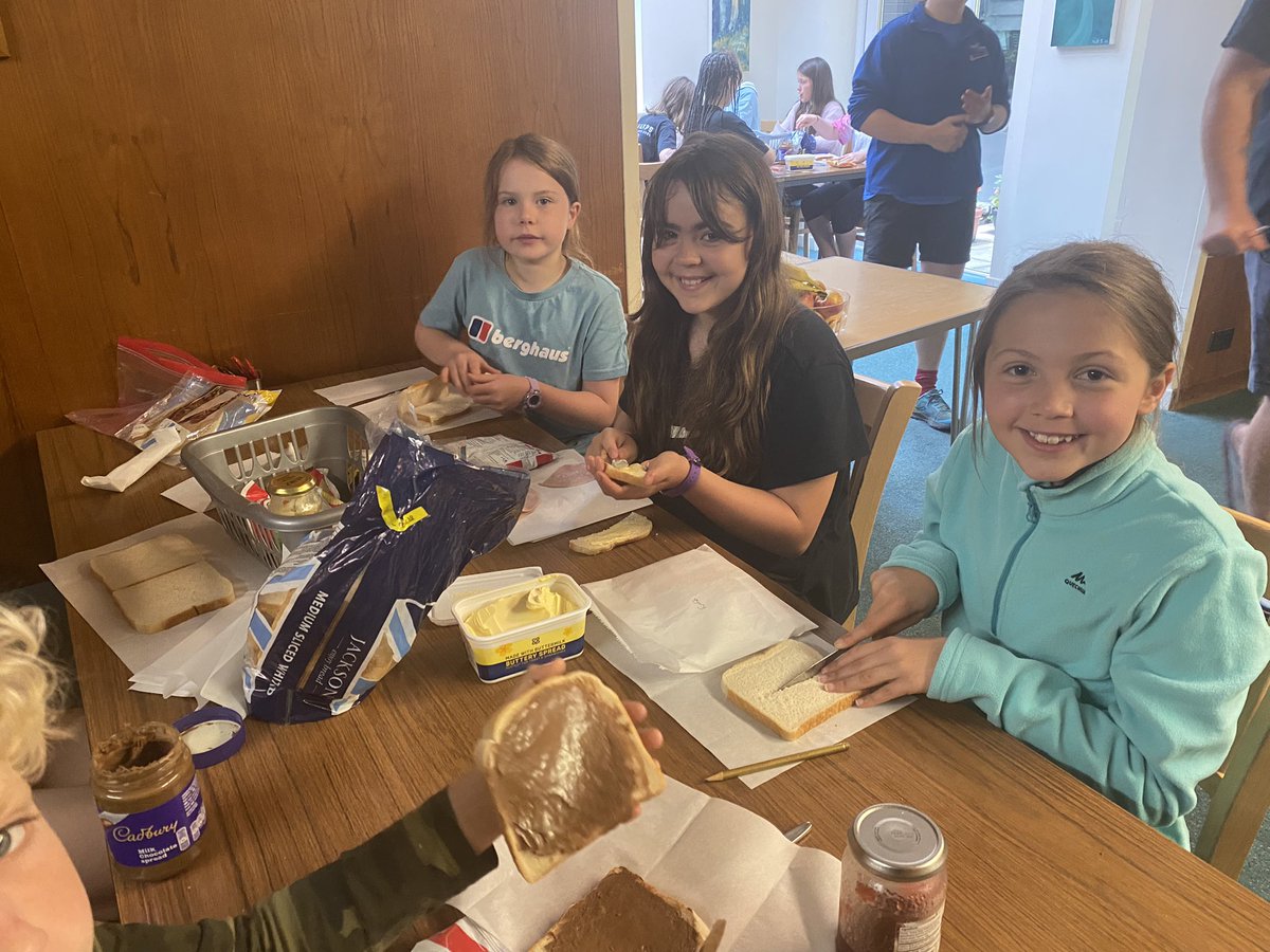 Year 6 are making their packed lunches ready for our trip to Barmouth beach today! #myd2023