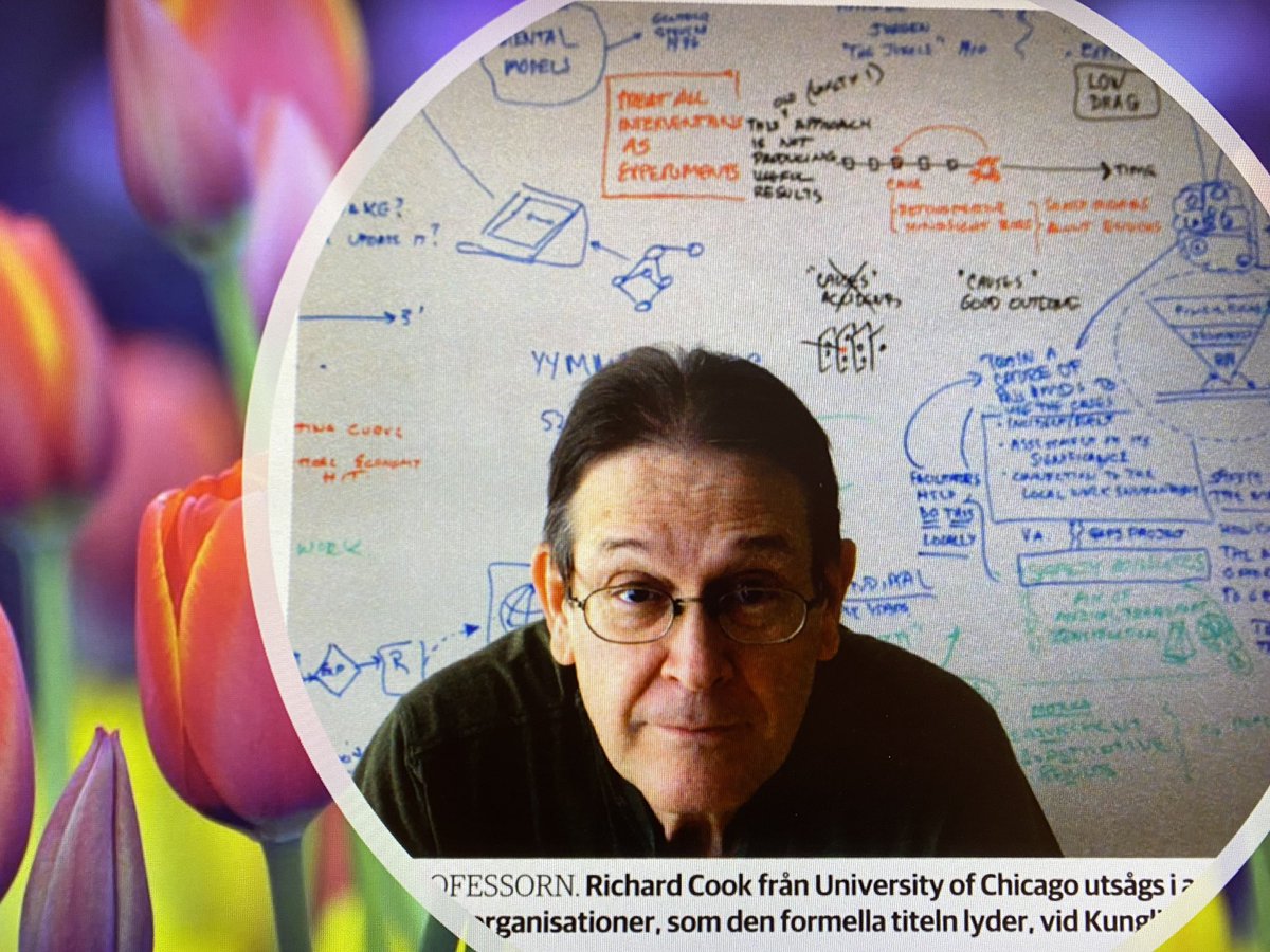 The 10th Symposium of the Resilient Engineering Association is dedicated to the late great Dr. Richard Cook, MD, whose work forever inspires this community. I’m honored to be part of the Young Talents mentorship program, which Richard founded. #rea2023 <a href="/ri_cook/">Richard I. Cook</a>