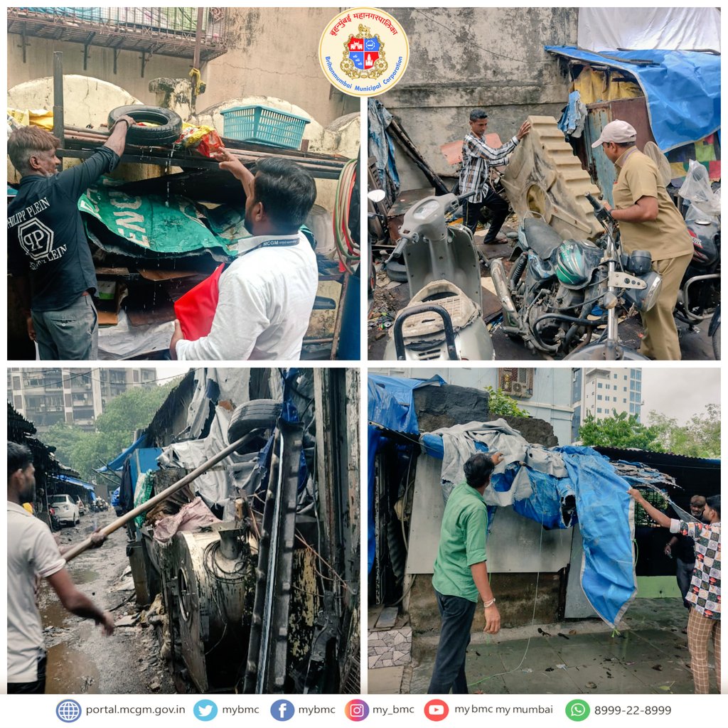 mybmcWardE's tweet image. We at  @mybmcWardE Odd article removal program successfully conducted by the Pest Control department in Darukhana and Kamathipura areas. Keeping our neighborhoods clean and free from unwanted items is crucial for a healthy environment.🚮 
#CleanUpDrive
#CommunityHealth