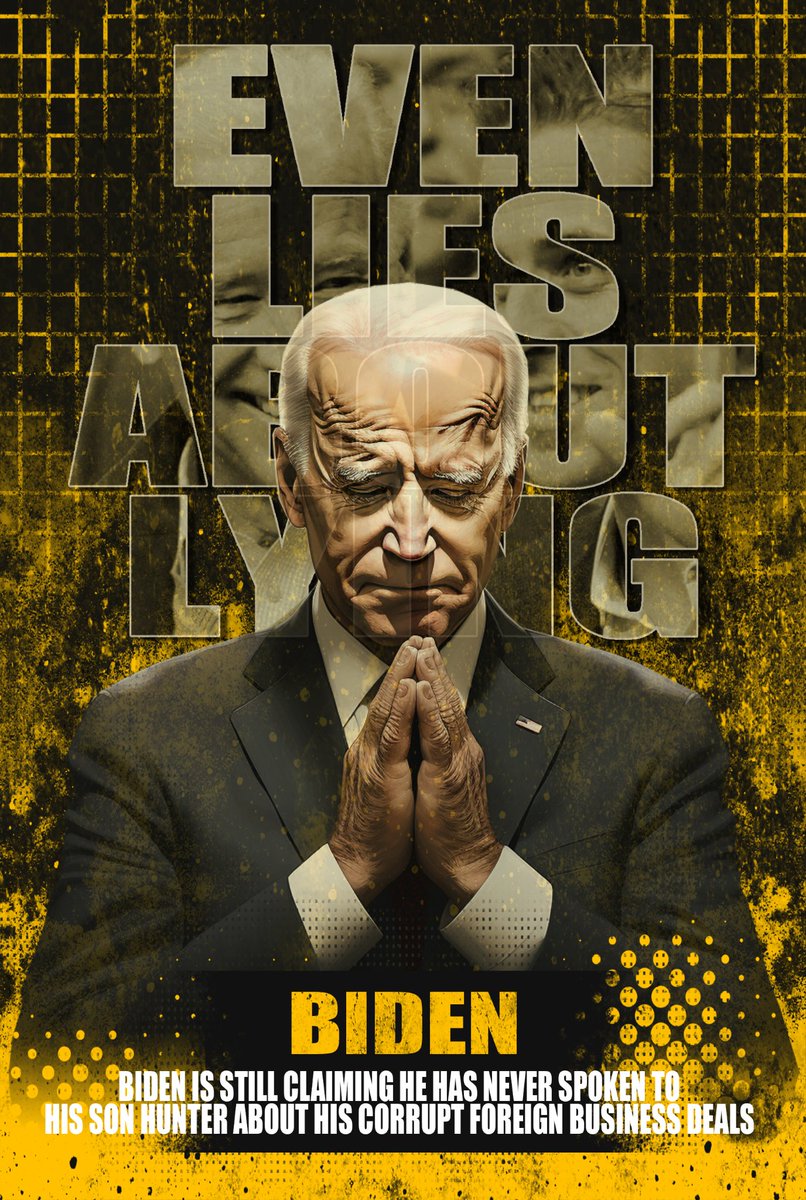 【谎言中的谎言（Evenliesaboutlying）】链接：foxnews.com/media/biden-to…
拜登仍然声称他从未和他的儿子亨特谈论过他腐败的外国商业交易（Biden is STILL claiming he has never spoken to his son Hunter about his corrupt foreign business deals）