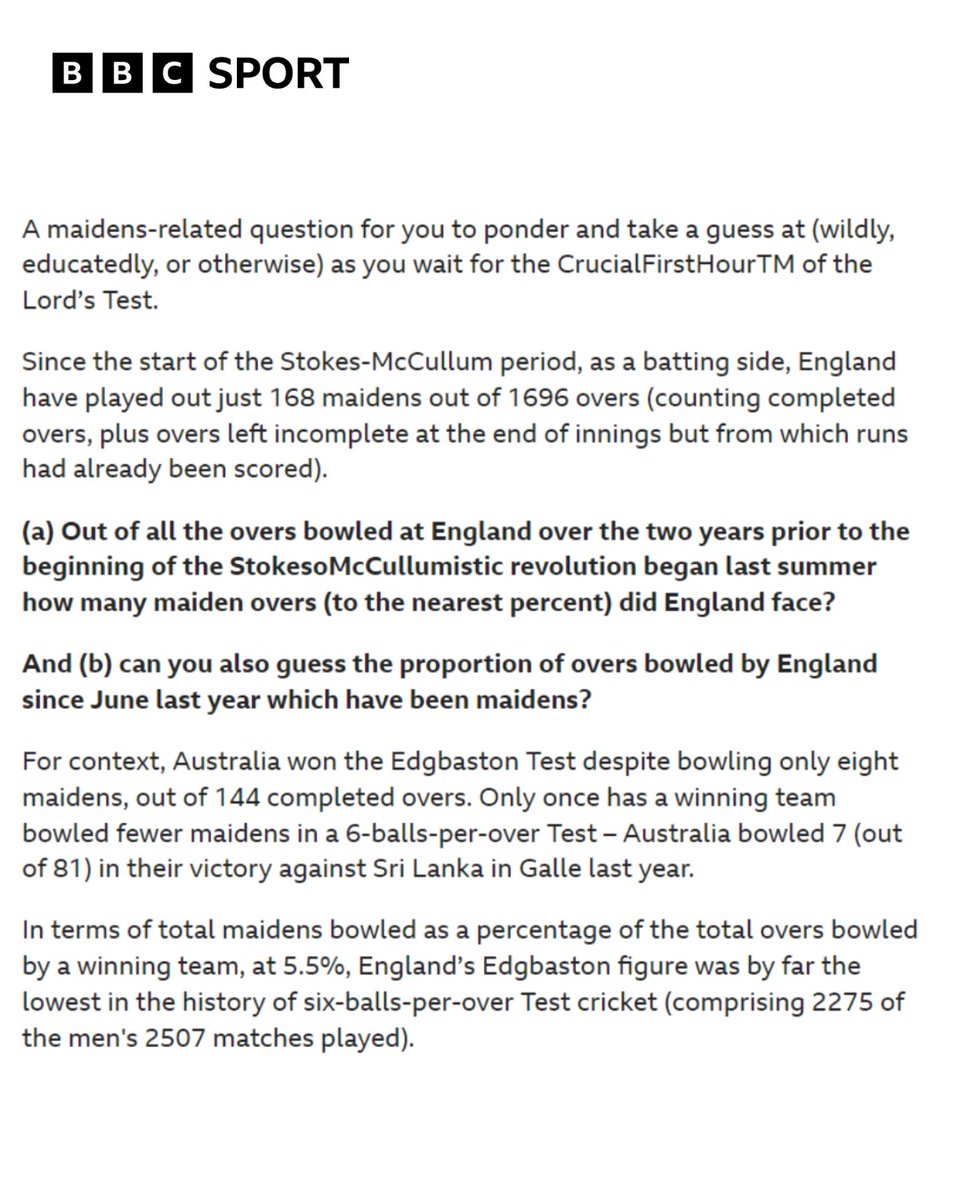 Test Match Special tweet media