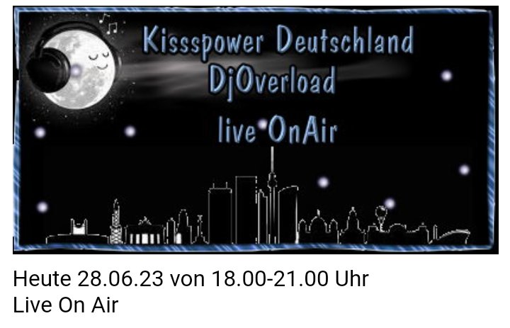 spin.de/chat/open?name… <--— hier geht es zu uns in den Gruppenraum
laut.fm/kissspower <-----hier geht es zum Player
kissspower-deutschland.de/start.php <--— hier geht es zu unserer HP