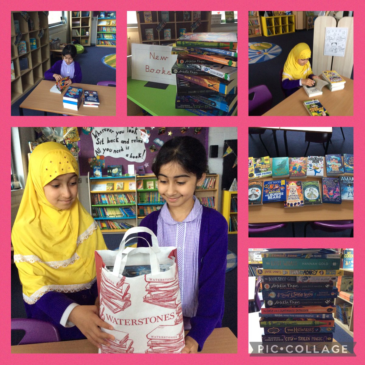 We love new books 💜💜💜 Thank you <a href="/HFL8_English/">Holy Family English</a> for our wonderful bag of goodies. The librarians have been so busy getting these ready to add to our library. Who will get to read them first? 📚👀 <a href="/ReadingatLLP/">Reading at LLP</a> <a href="/OpenUni_RfP/">Reading for Pleasure 🧶</a> #Reading #IAmAReader #readingforpleasure