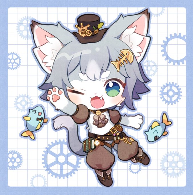 「animal ears steampunk」 illustration images(Latest)