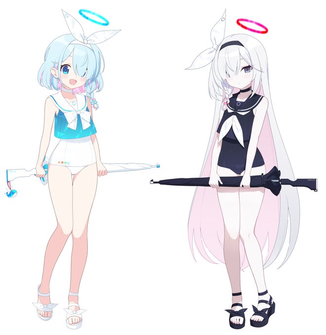 💙🤍🖤

#ブルアカ 
#BlueArchive  
#블루아카이브 