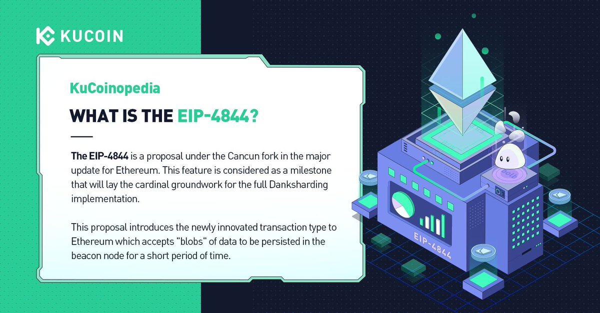 🎁💥 Don't miss our 2nd $ETH Dencun Upgrade #Kucoinopedia Giveaway by nailing our question! 

What does EIP-4844 pave the way for❓

To participate:
1) Follow 
2) Like, RT
3) Comment the answer &amp; tag 2 frds

20 winners will be randomly drawn to share 100 USDT! 🚀💰

⏰ 24 hrs
