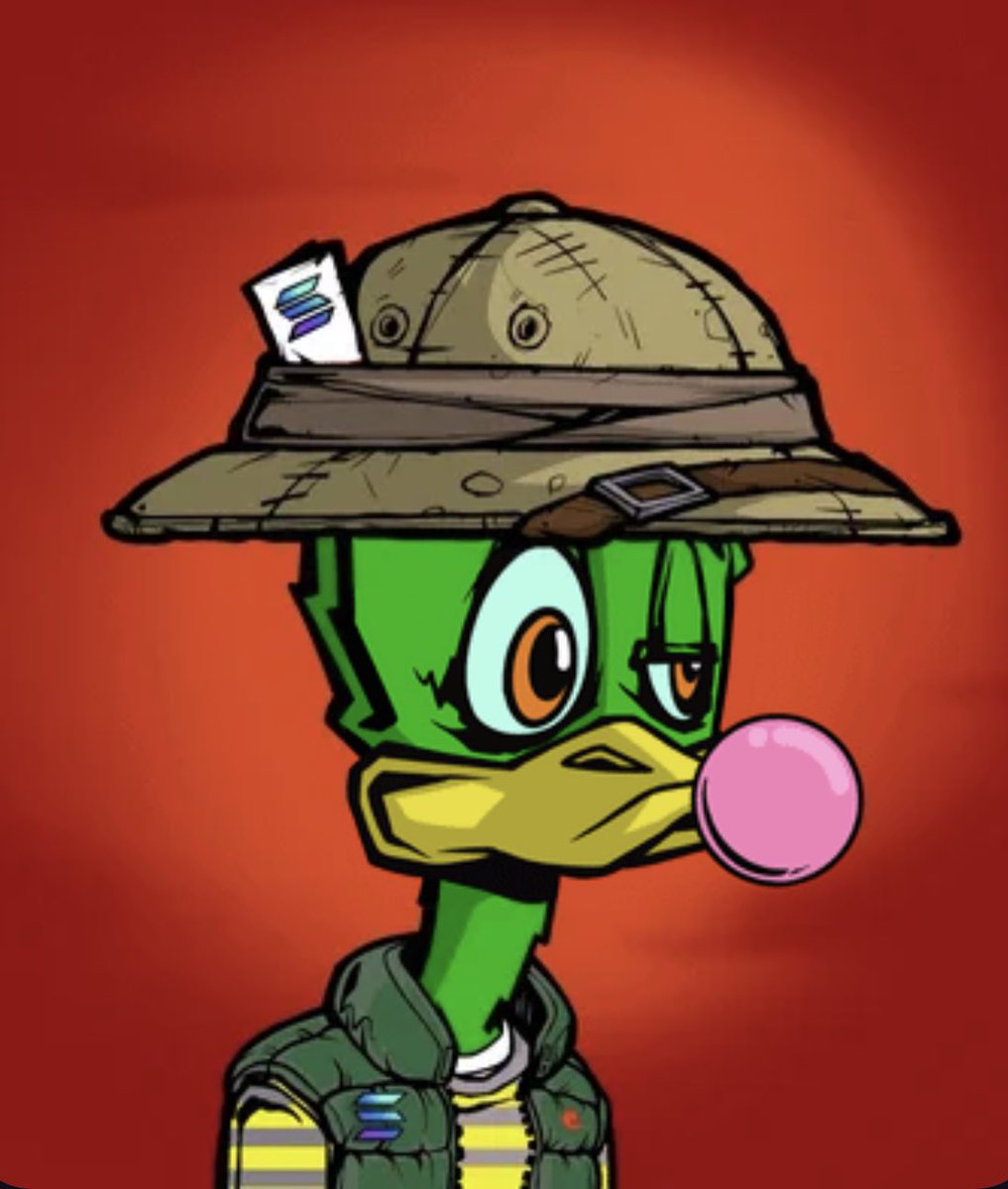 GM Manos ☀️

When I started this NFT-journey there were some projects I loved the art but they were too far away for me at that time.

So I‘m happy to have some <a href="/DazedDucks/">Dazed Ducks</a> in my wallet now

I‘m honest: it was <a href="/SOLBigBrain/">S◎L Big Brain</a> tweet about their merch that made me jump on it

LFG 🔥