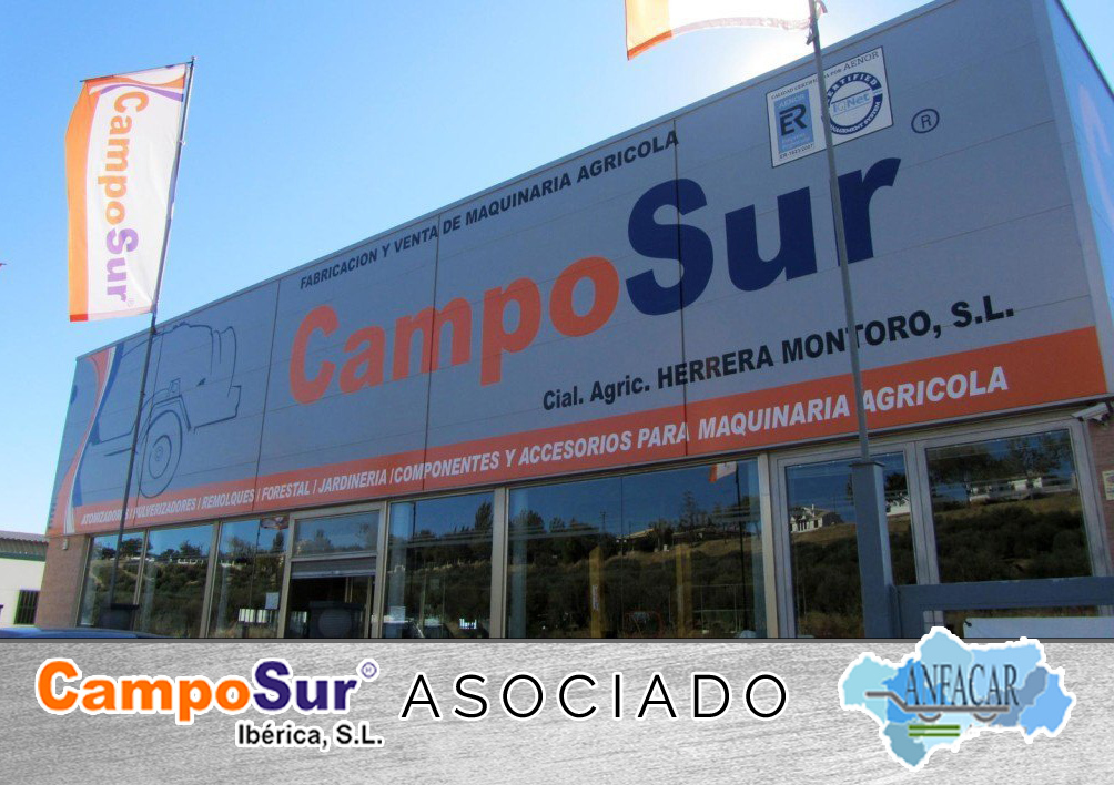 Asociado CAMPOSUR IBÉRICA, S.L. Empresa que, desde los años 80, se dedica a fabricar maquinaria agrícola, en especial maquinaria fitosanitaria. 
📍 Baeza (Jaén)
🔗 camposur.es
#maquinariaagrícola #fitosanitaria #CAMPOSUBRIBÉRICA