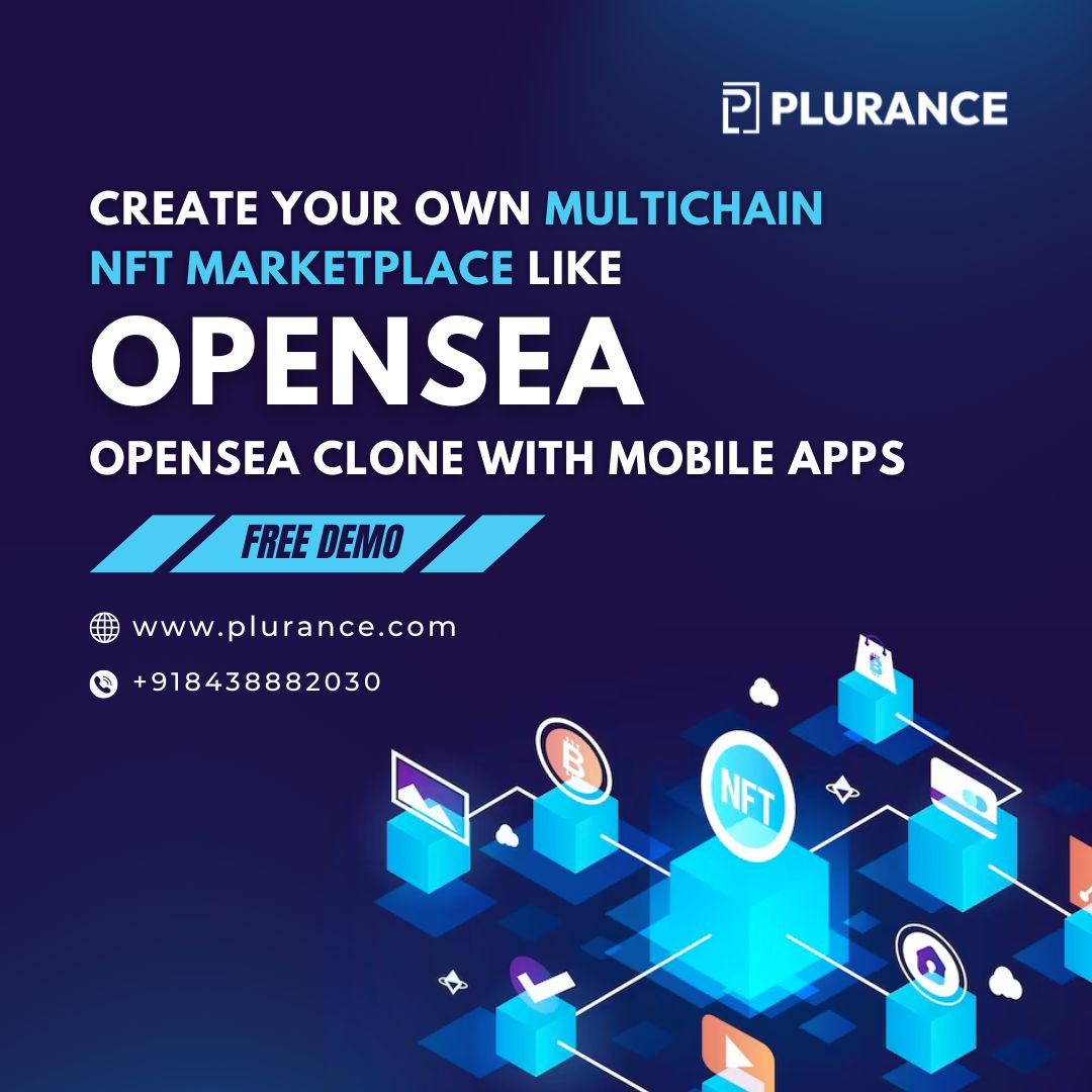 plurancetech's tweet image. As an #entrepreneur, have you ever thought a readymade #Openseaclonescript will help you to get ahead in the #NFT sector? With our Opensea clone script, you can attain success in building a #MultiChain #NFTmarketplace
Free demo- plurance.com/opensea-clone-…
#nftart #Blockchain #P2P
