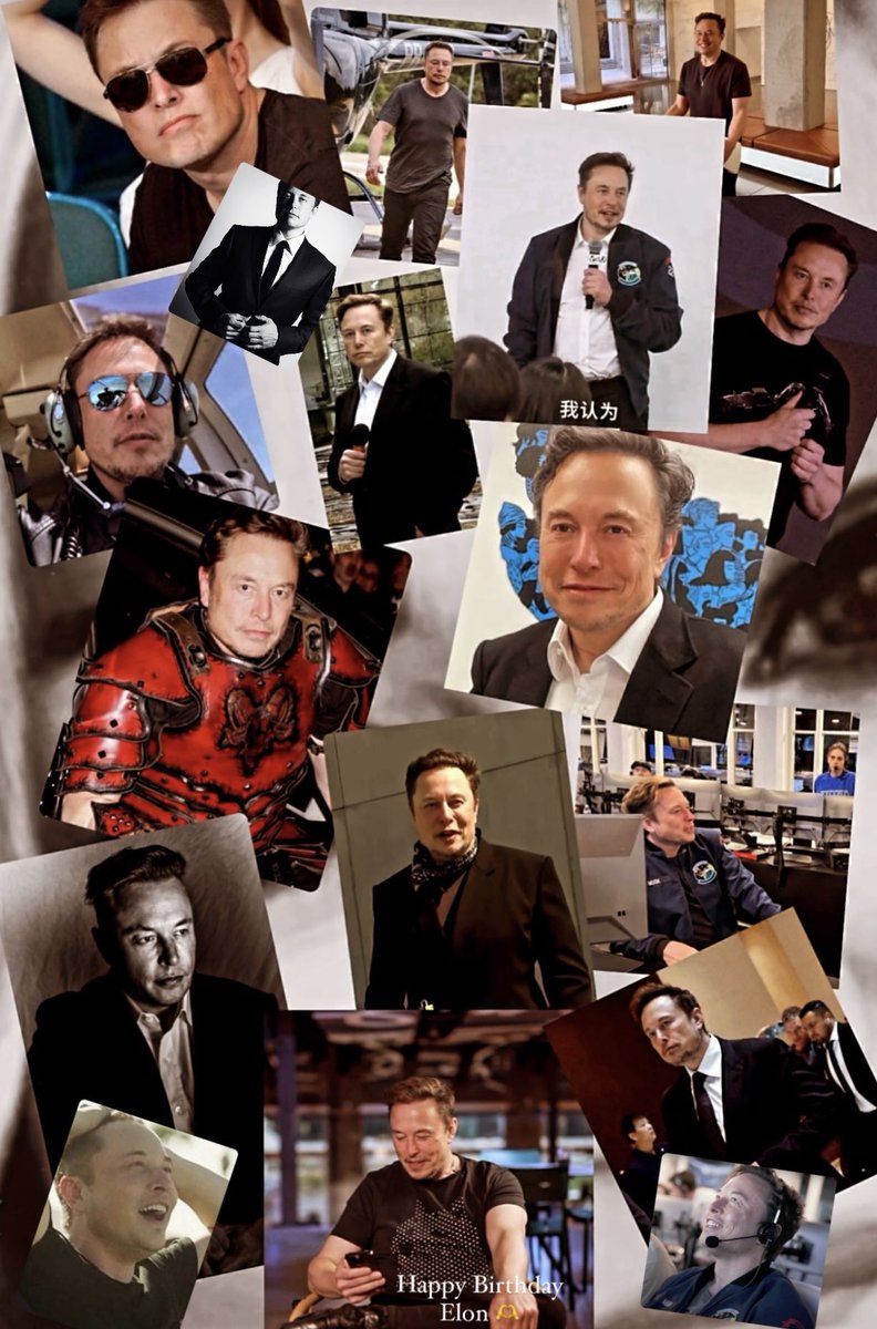 sina39184138's tweet image. Happy Birthday, Elon ♥️