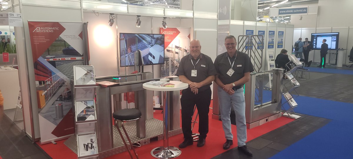 AutomaticSystem's tweet image. #Day1 at SicherheitsExpo Munich.

Today and tomorrow, join our German team at Event Center Messe Munich (Stand D18) and discover our access control solutions!

#expo #speedgate #accesscontrol #fair #germany