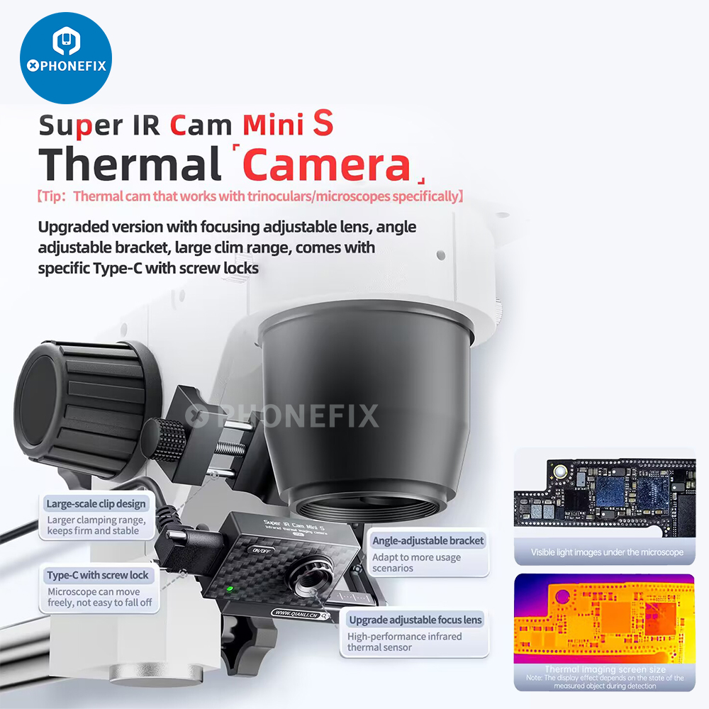 vipprogfixphone's tweet photo. Upgraded #Qianli Mega-idea Super IR Cam Mini #thermal #camera with angle adjustable bracket use with #microscopes For Motherboard Fault Diagnosis Detection.
Super IR Cam Mini S thermal camera: https://t.co/q7mcXwwKsr
#megaidea #thermalcamera #microscope #motherboard #phonerepair https://t.co/i7je0XqtwU