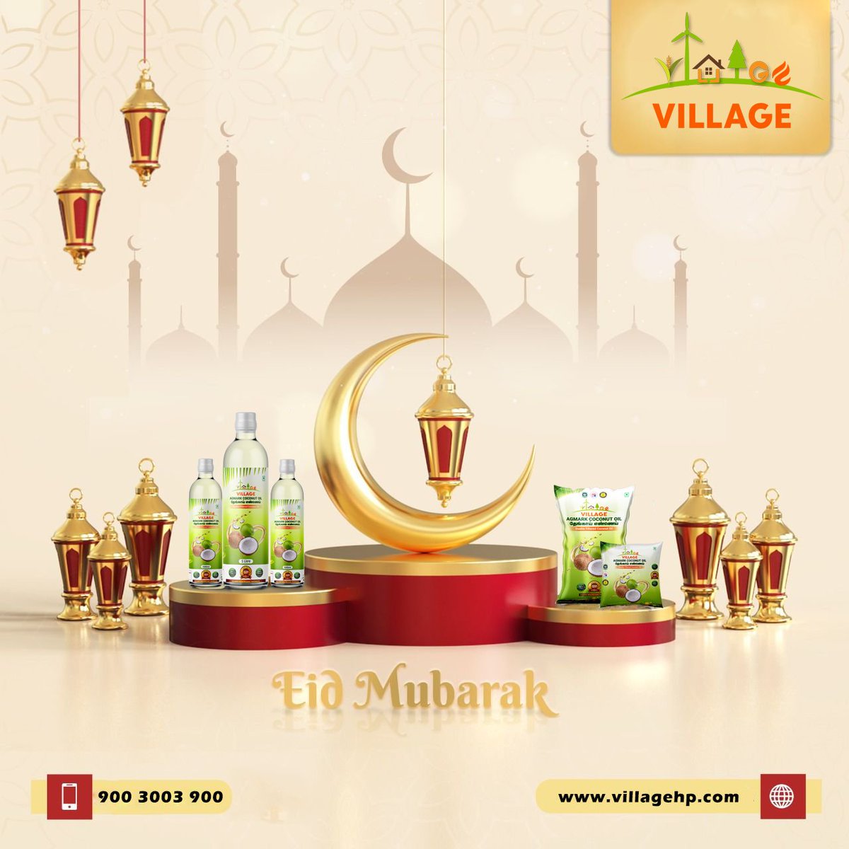 This Eid, indulge in mouthwatering treats and let the sweetness of the occasion fill your heart. Eid Mubarak!
How will you make your Eid healthier this year? Let us know below.
#eidmubarak #eidmubarak2023 #EidMubarakEveryone #village #coconutoil #naturaloil #naturalcoconutoil