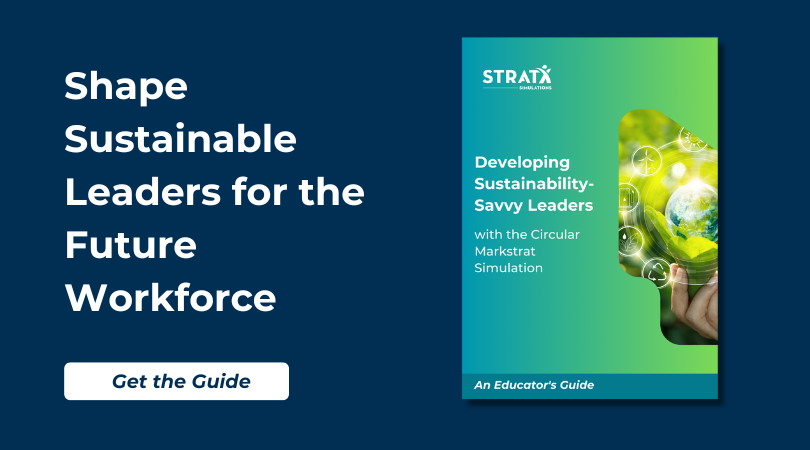 StratxSims's tweet photo. Only 25% of business leaders believe their organizations are prepared to address sustainability challenges. How can you close the sustainability skills gap in your learners? Download our guide to find out how ➡️ https://t.co/IrwVhDjZR5 https://t.co/DM2YdiKmod