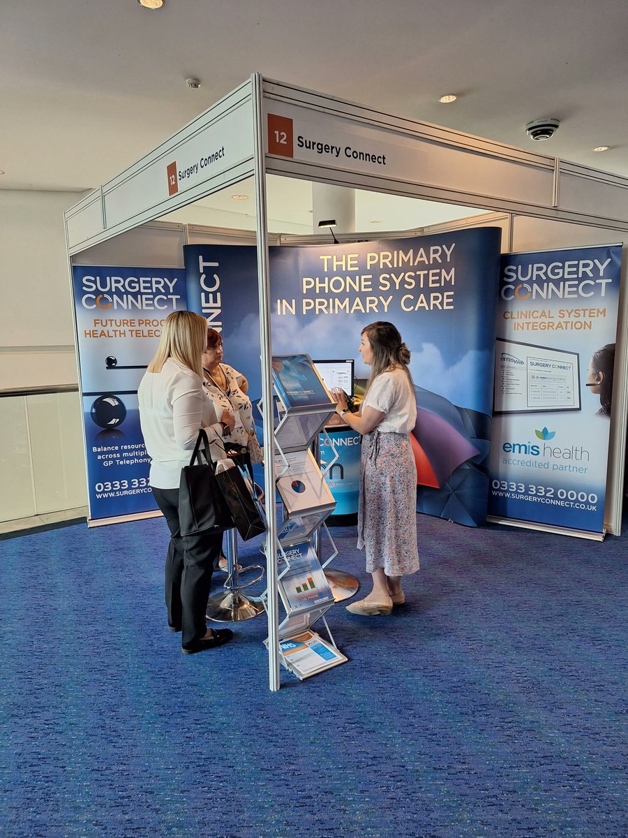 Excellent day at #managementinpractice, Manchester yesterday. 

Talking all things #CloudTelephony and the multitude of benefits #SurgeryConnect brings to #patients, #administration staff, #GPs, and #practicemanagers in #PrimaryCare 

@GPpracticeMGMT @CogoraEvents #HealthTech