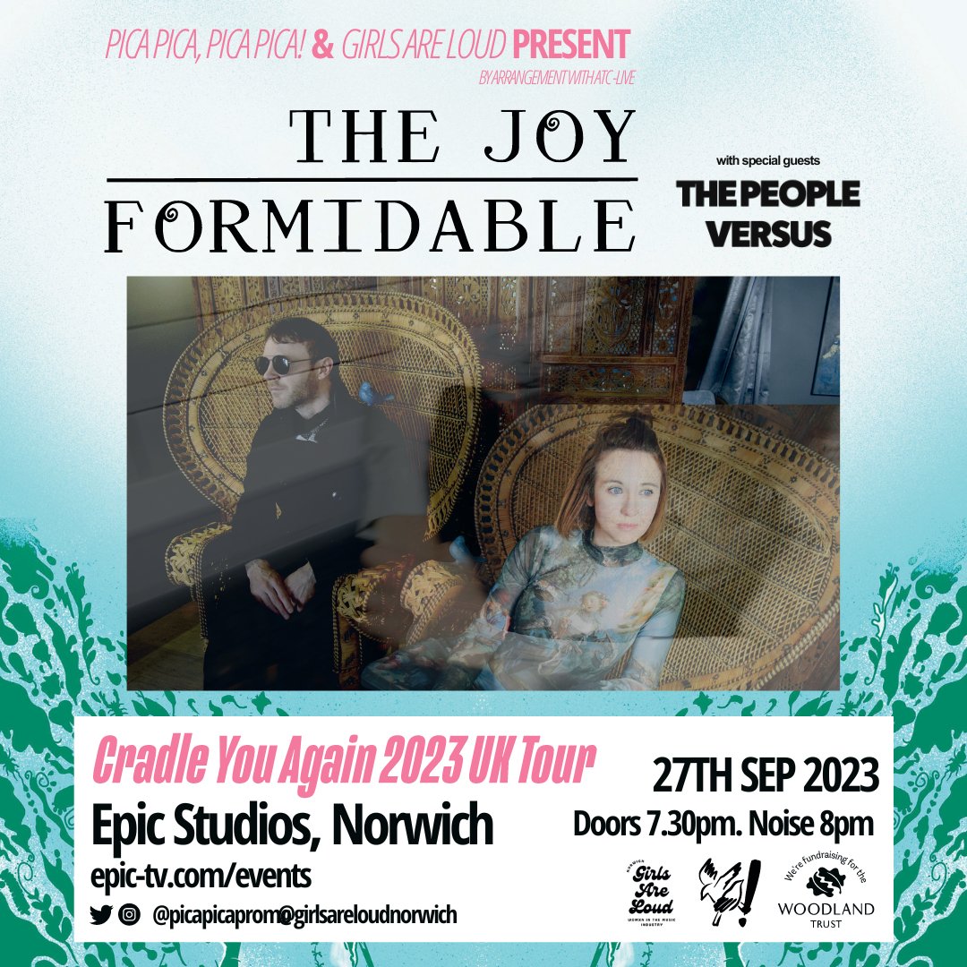 .@joyformidable have announced that The People Versus (@TPVmusic) as their main support on September 27th. If you'd like to buy a ticket then click here! - ow.ly/1C3M50OTIuV