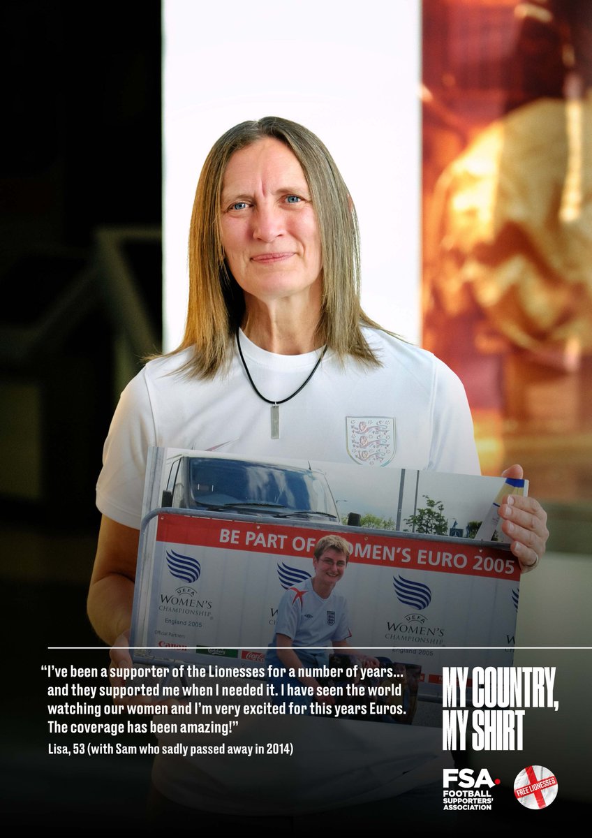 My Country, My Shirt👚⚽

We are looking back at some images captured for Euro 2022.

'My Country, My Shirt' is a @wearethefsa Women's Game Network and #FansForDiversity project captured last year at the @footballmuseum

#lionesses🦁 #womensfootball #supporters #byfansforfans