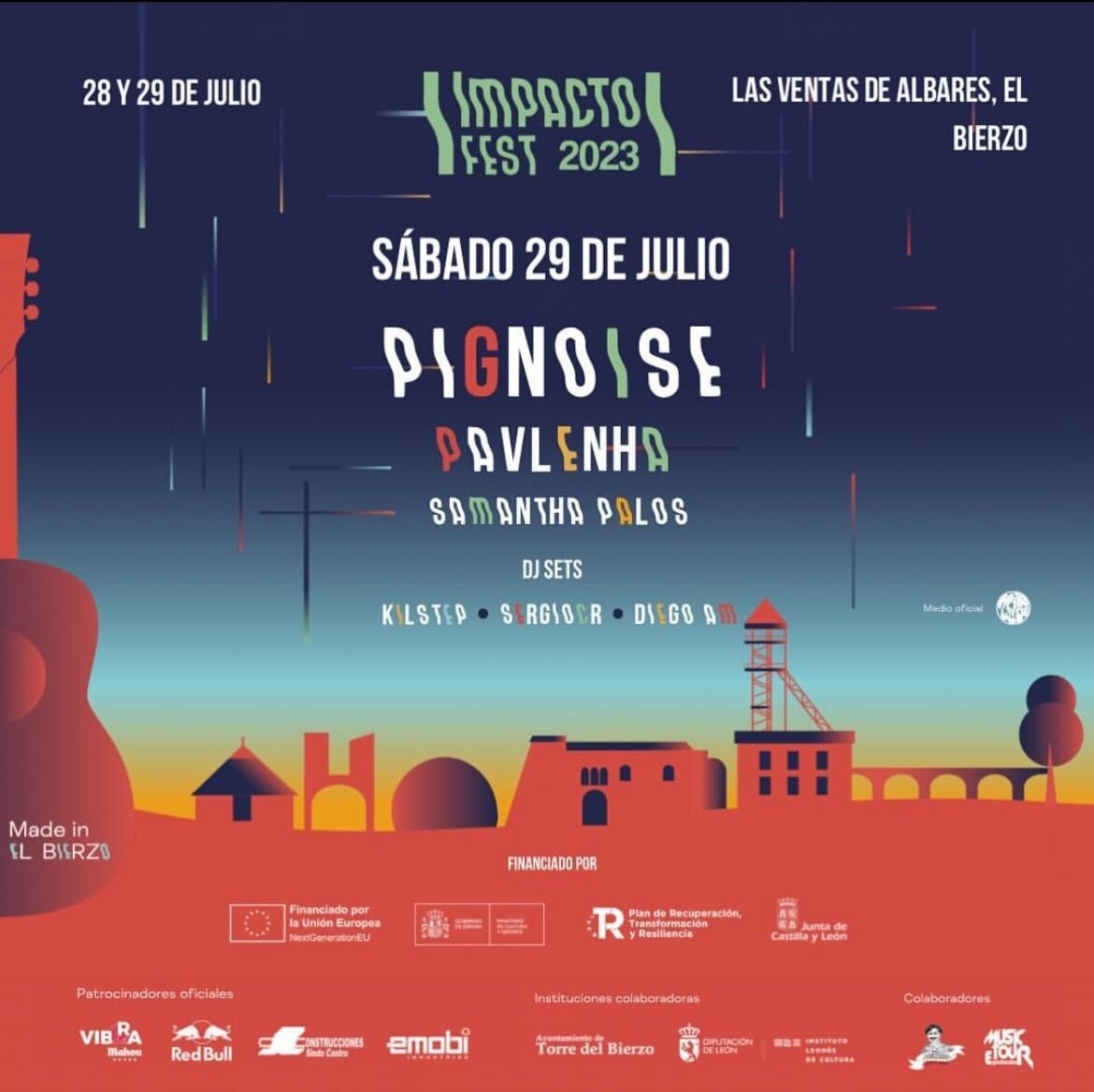 wegowES's tweet photo. 💥@impactofestival 💥

🗓️ 28 y 29 de julio en #ElBierzo
🫶 Con @hensss_, @Pignoise o  @pavlenha 

Entradas y abonos en #Wegow ➡️ https://t.co/h9fyJC1rlV https://t.co/l9xGKJCAi5