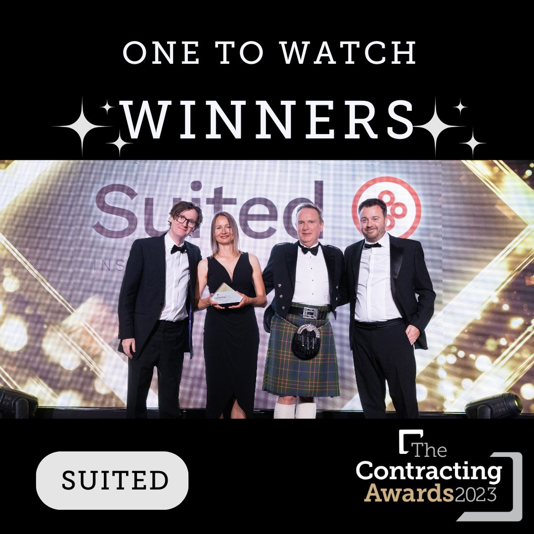 Congratulations to <a href="/SuitedInsure/">Suited</a>, the winners of the One to Watch category in The Contracting Awards 2023!

Read more about our winners for 2023 here: bit.ly/3NrgSgO

#contractingawards