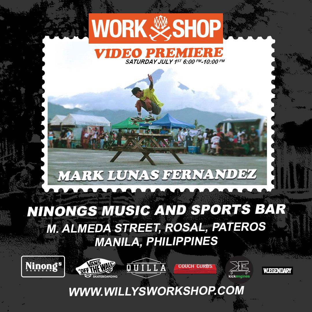 WillySantos's tweet image. I’m super excited about this! As I will be there as well. Attention Manila, Philippines! Happening this Saturday, July 1st watch Mark Lunas Fernandez the big screen video premiere! See you all soon &amp;amp; Salamat Po! 
@willysworkshop 
#WillysWorkshop 
#SakyanAtWasakin 🇵🇭