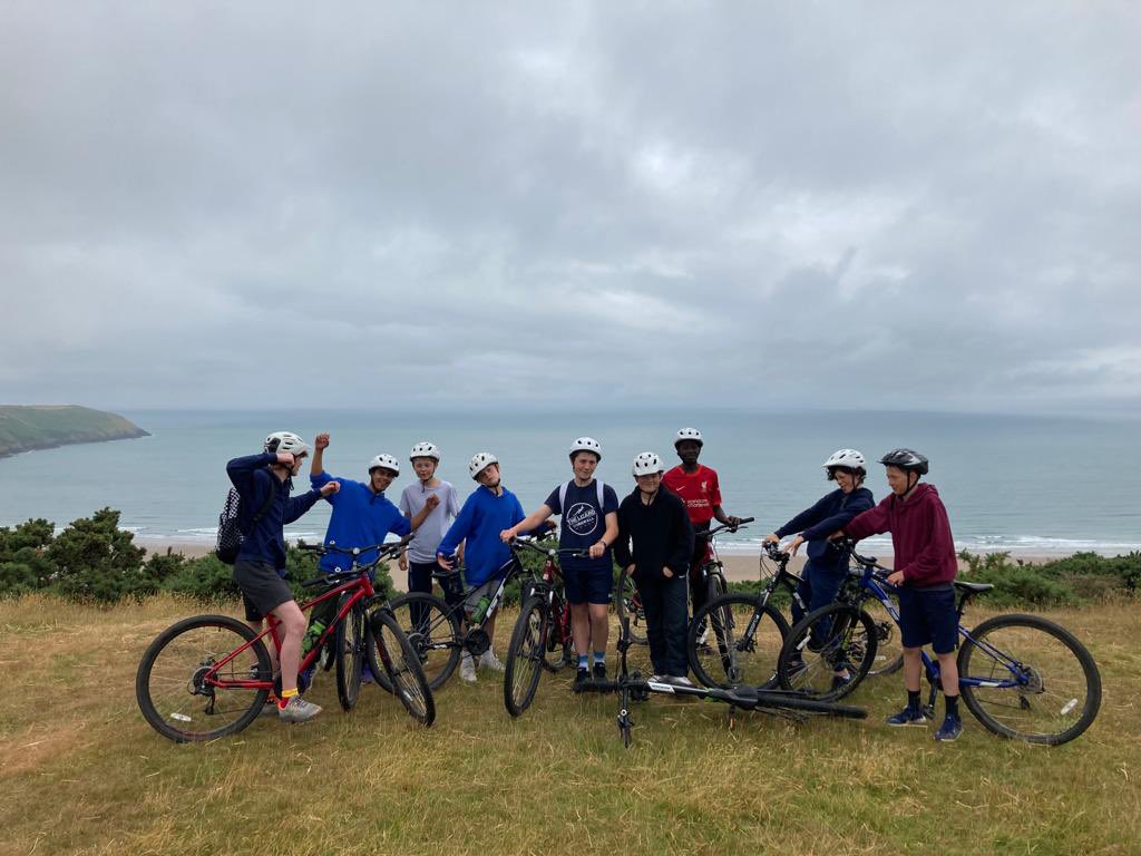 Bikers in action this morning!